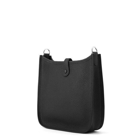 HERMES Evelyne Long Size TPM Taurillon Clemence Black - Picture 2 of 6